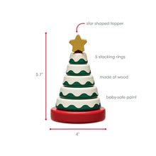 Load image into Gallery viewer, PRE- ORDER | Christmas Tree Stacking Toy
