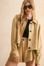 Load image into Gallery viewer, Pleated Suede Set | Jacket
