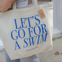 Load image into Gallery viewer, Let&#39;s Go For A Swim | Tote + Keychain
