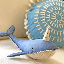 Load image into Gallery viewer, Caspian Narwhal Stuffed Animal
