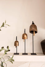 Load image into Gallery viewer, Vintage Iron Bell Stands | Set of 3
