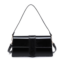 Load image into Gallery viewer, Violet Patent Crossbody | Black
