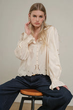 Load image into Gallery viewer, Riley Eyelet Blouse
