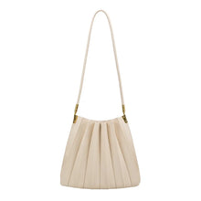 Load image into Gallery viewer, Carrie Vegan Leather Shoulder Bag | Ivory
