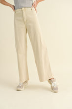 Load image into Gallery viewer, Straight Wide Leg Denim | Cream
