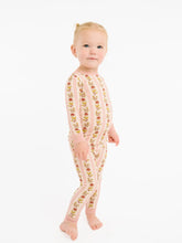 Load image into Gallery viewer, Bamboo 2pc Set | Vintage Floral Stripe

