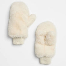 Load image into Gallery viewer, Faux Fur Mittens | Ivory

