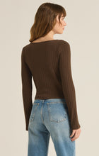 Load image into Gallery viewer, Madeline Rib Top | Dark Chocolate
