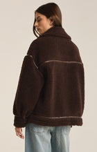 Load image into Gallery viewer, Ari Sherpa Coat | Dark Chocolate
