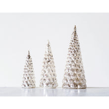 Load image into Gallery viewer, Embossed Mercury Glass Trees
