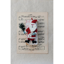 Load image into Gallery viewer, Wool Felt Santa Ornament
