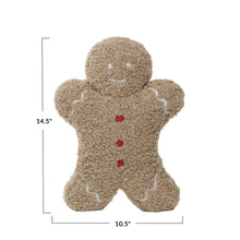 Load image into Gallery viewer, Gingerbread Man Pillow
