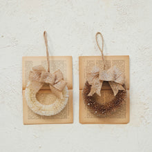 Load image into Gallery viewer, Sisal Wreath Ornament  | 2 Colors
