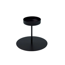 Load image into Gallery viewer, Black Pillar Candle Holder | 2 Sizes
