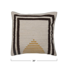 Load image into Gallery viewer, Woven Cotton &amp; Wool Kilim Pillow
