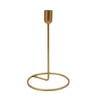 Load image into Gallery viewer, Brass Taper Candle Holder | 2 Sizes
