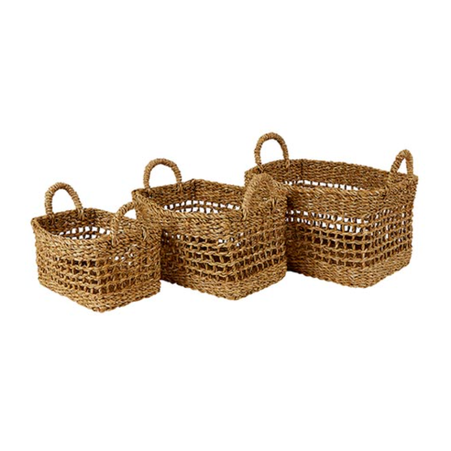 Seagrass Basket Set | Set of 3