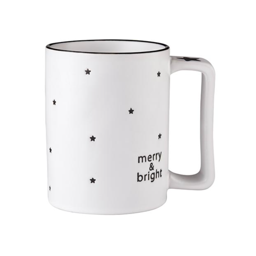 Merry + Bright Holiday Mug