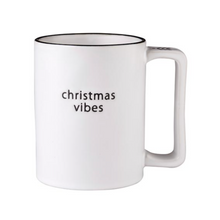 Load image into Gallery viewer, Christmas Vibes Holiday Organic Mug
