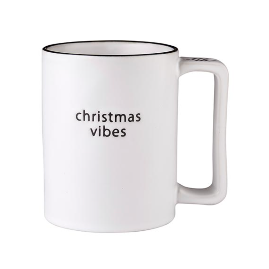 Christmas Vibes Holiday Organic Mug