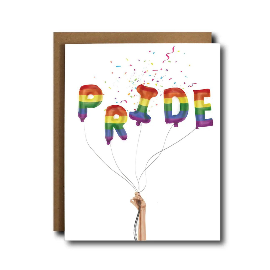 Pride Balloons LGBTQ Card