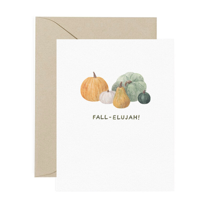 Fall-elujah Pumpkins Card