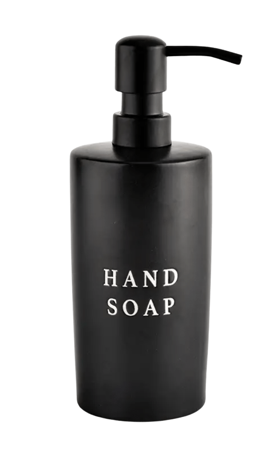 Stoneware Hand Soap Dispenser | Black