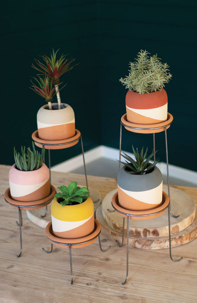 Dipped Clay Pots | 5 Sizes