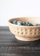 Load image into Gallery viewer, Decorative Cement Bowl/Planter w/Woven Design
