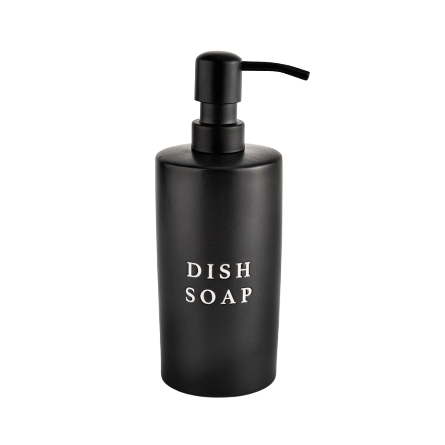 Stoneware Dish Soap Dispenser | Black