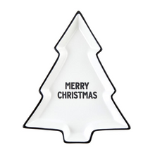 Load image into Gallery viewer, Ceramic Merry Christmas Platter
