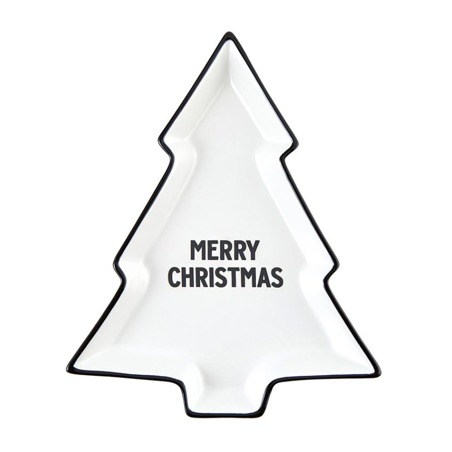 Ceramic Merry Christmas Platter