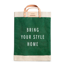 Load image into Gallery viewer, Bring Your Style Home Market Bag | Field Green
