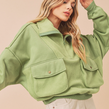 Load image into Gallery viewer, Ariana Pullover | Green Tea
