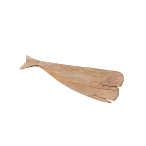 Natural Mango Wood Whale Serving Set