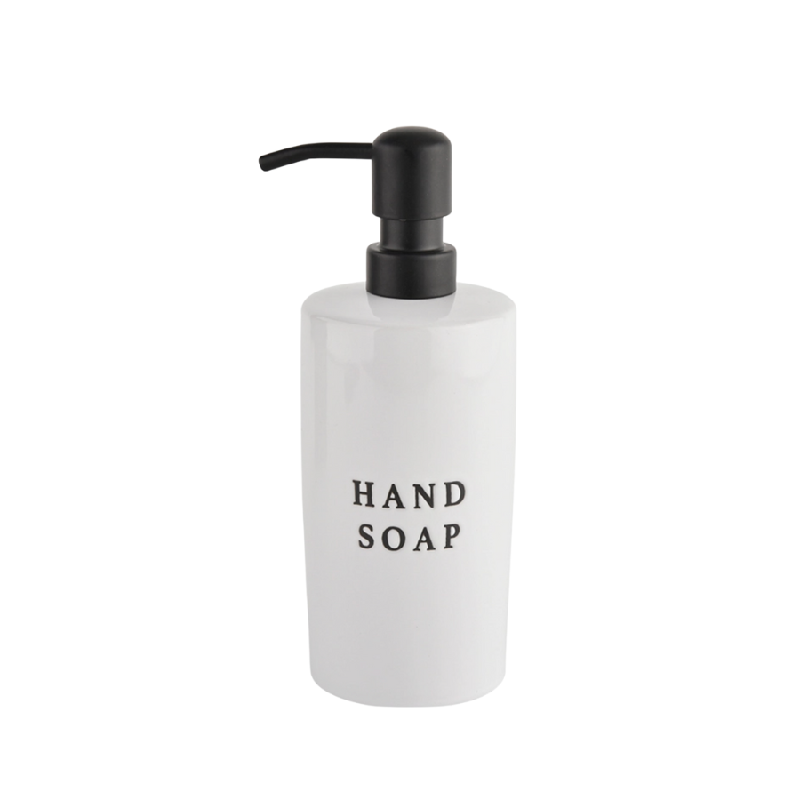 Stoneware Hand Soap Dispenser | White
