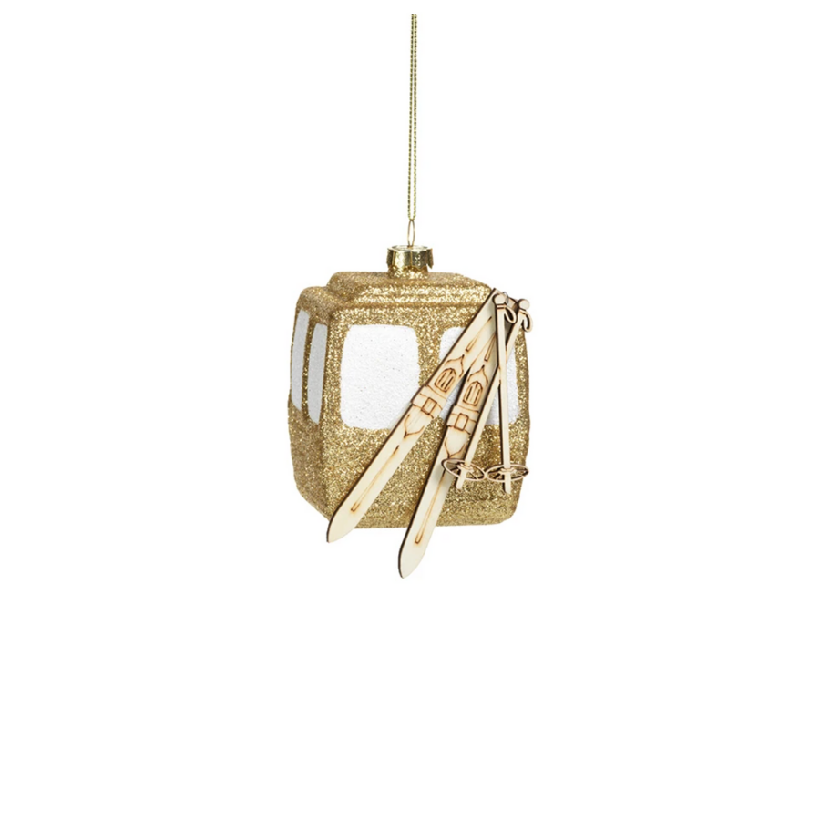 Golden Gondola Ornament