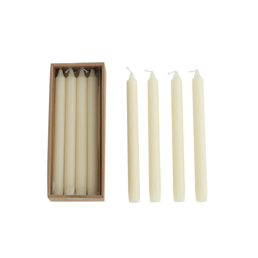 Unscented Taper Candles | Set of 12