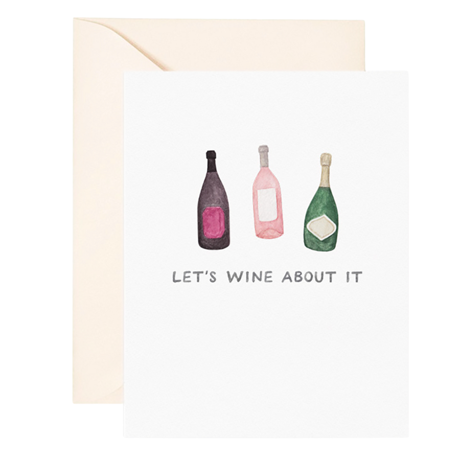 Let's Wine About It Card