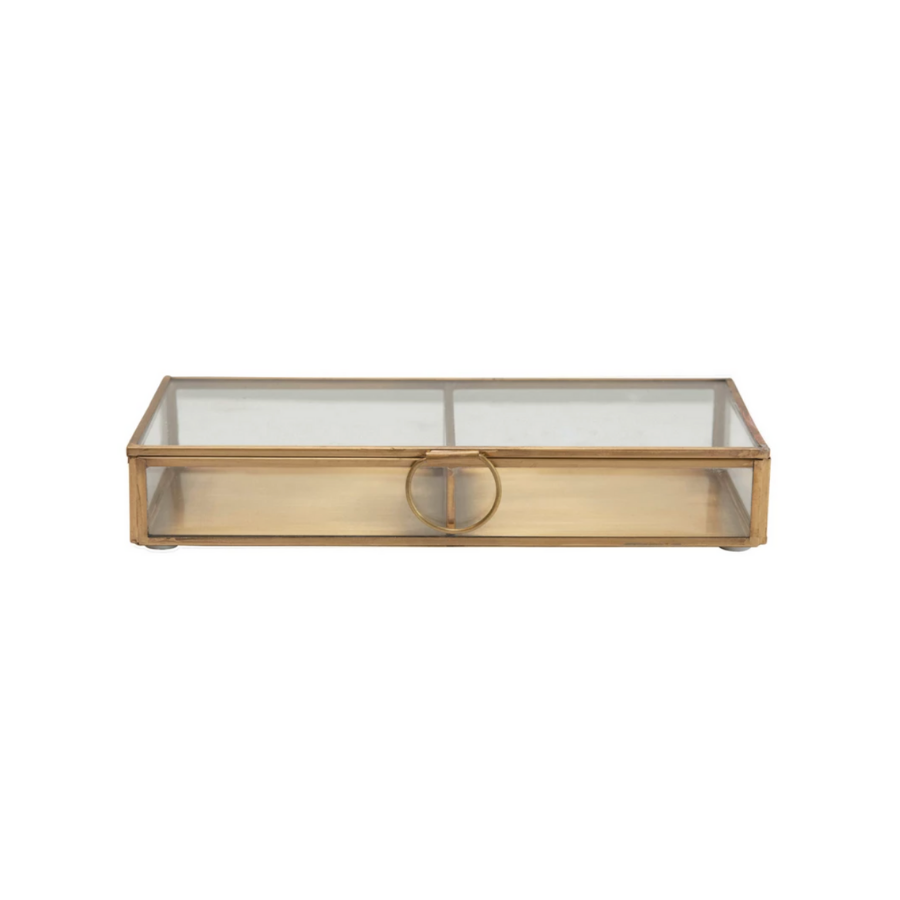 Brass + Glass Display Box | Large