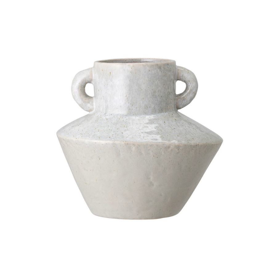 Stoneware Vase w/Handles