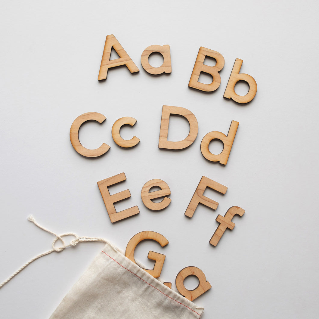 Montessori Wooden Alphabet Set