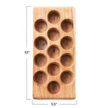 Load image into Gallery viewer, Acacia Wood Egg Tray
