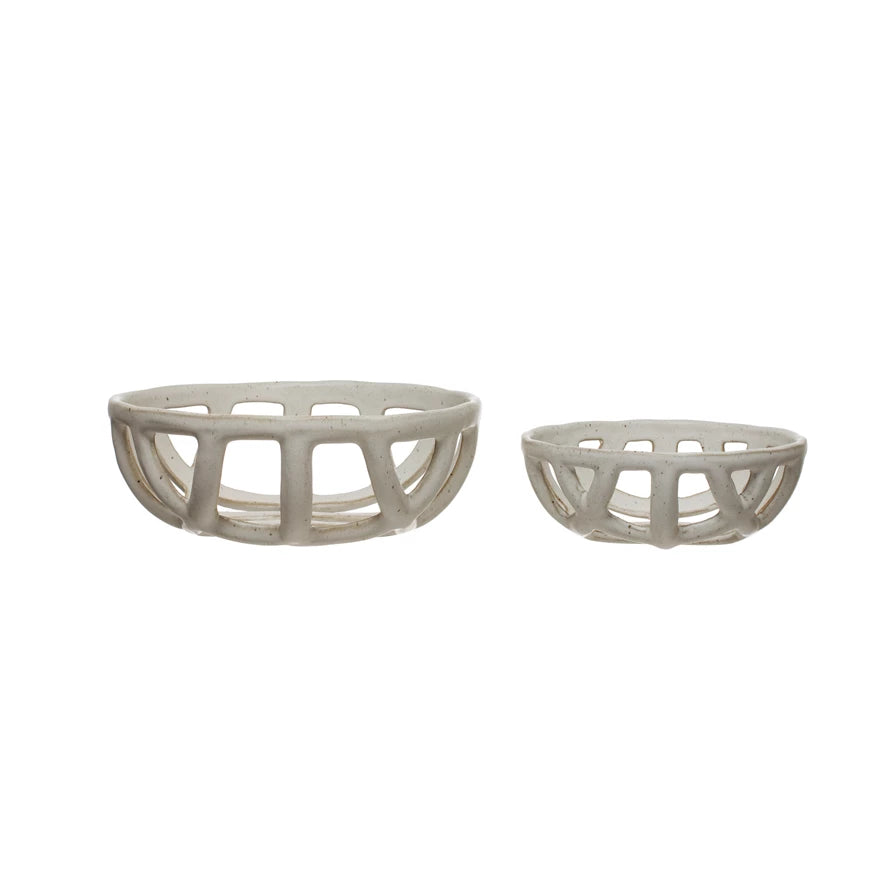 Handmade Stoneware Basket | 2 Sizes