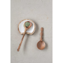 Load image into Gallery viewer, Enameled Mango Wood Spoon Rest
