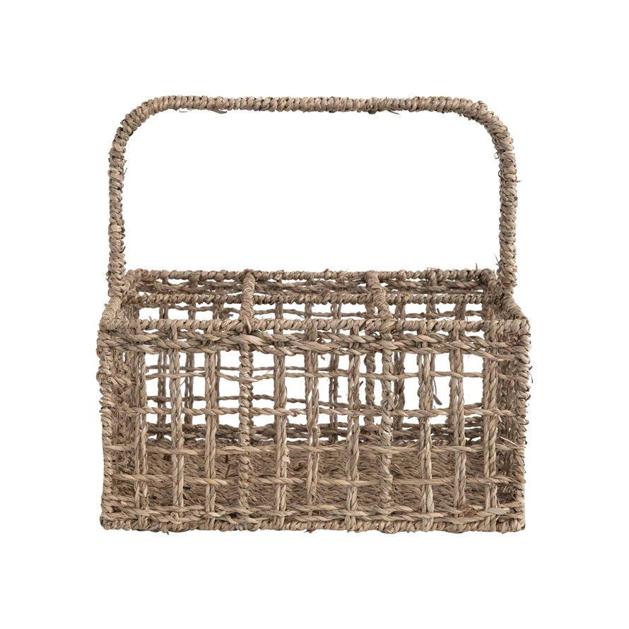 Hand-Woven Seagrass Caddy