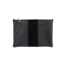 Load image into Gallery viewer, Small Wool Pouch in Gray
