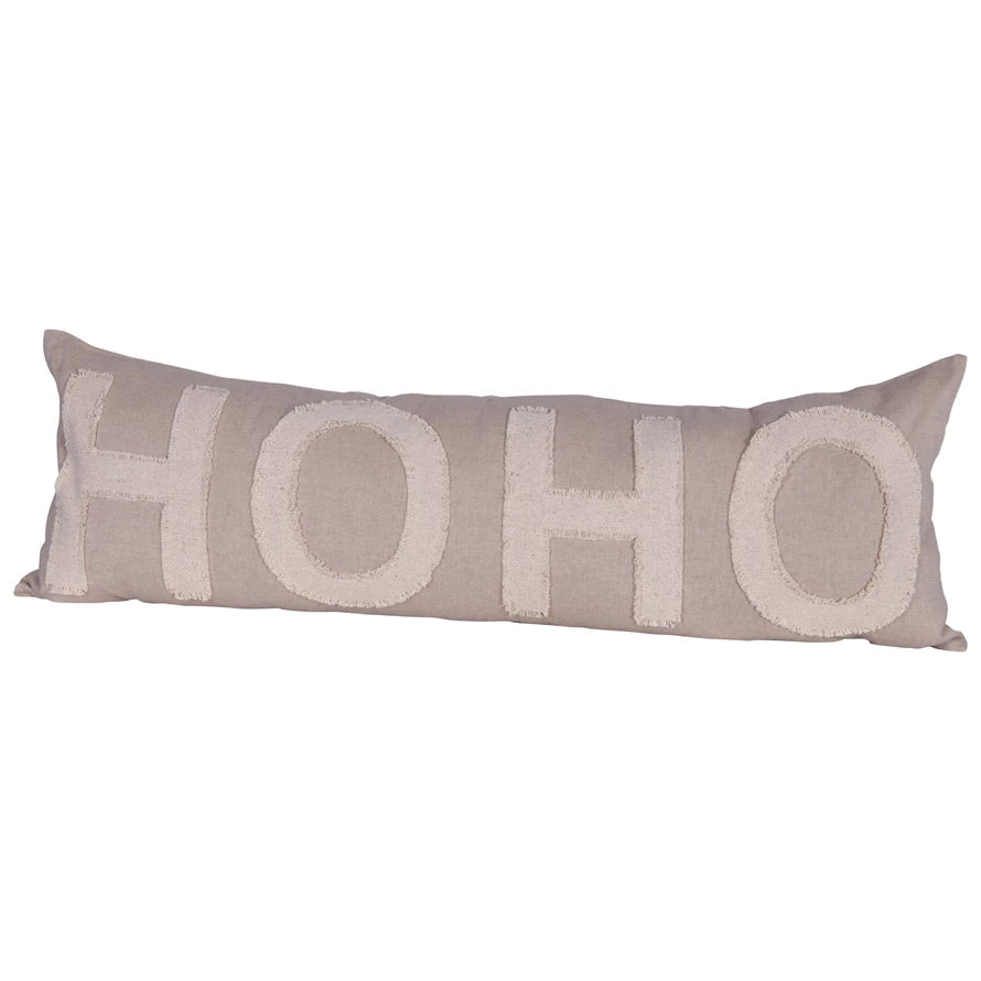 Ho Ho Cotton Lumbar Pillow