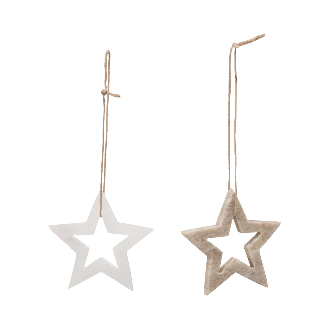 Marble Star Ornament