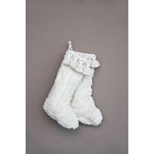 Load image into Gallery viewer, Tufting + Tassels Stocking | 2 Styles
